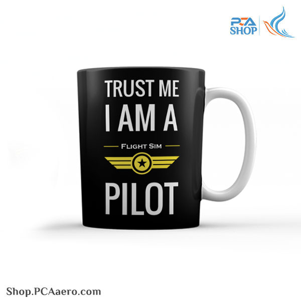 لیوان سرامیکی طرح Trust Me I am a pilot